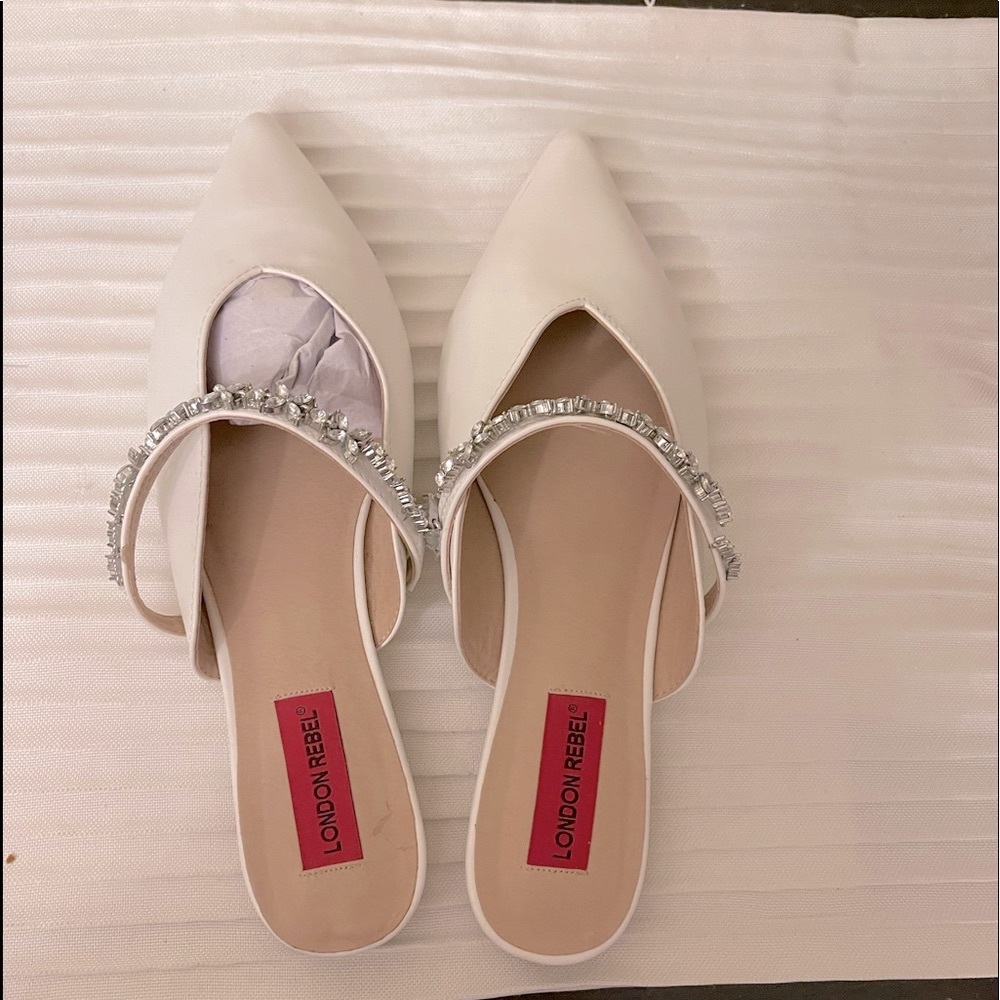 Flat shoes, fashion shoes with crystal stone - Picture 11 of 13